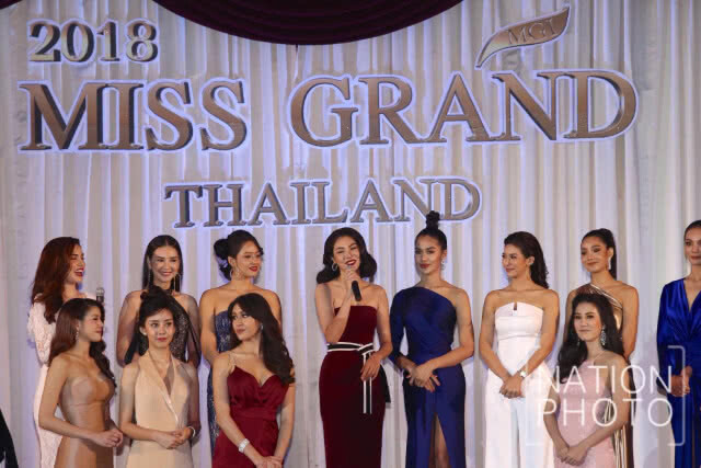 (ภาพชุด)แถลงข่าวการประกวดมิสแกรนด์ ไทยแลนด์ 2018
