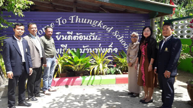ดร.เกศทิพย์ และคณะนิเทศจิตอาสาฯ
ติดตามการจัดการเรียนรู้แบบ (Active Learning)