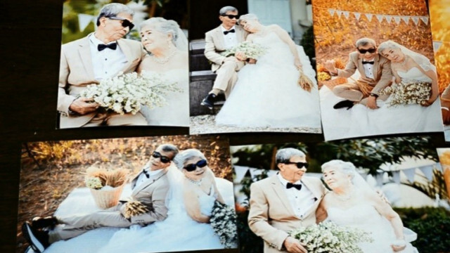 ฮือฮา! คุณตาวัย 79 จูงคุณยายวัย 81 ถ่ายภาพพรีเวดดิ้ง
