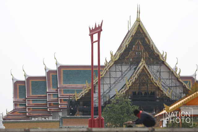 (ภาพชุด) คืบหน้า บูรณปฏิสังขรณ์
"เสาชิงช้า"ขึ้นใหม่ใกล้แล้วเสร็จ