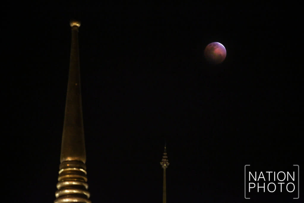 (ภาพชุด4) ปรากฏการณ์ #superbluebloodmoon (ภาพชุด4) ปรากฏการณ์ #superbluebloodmoon