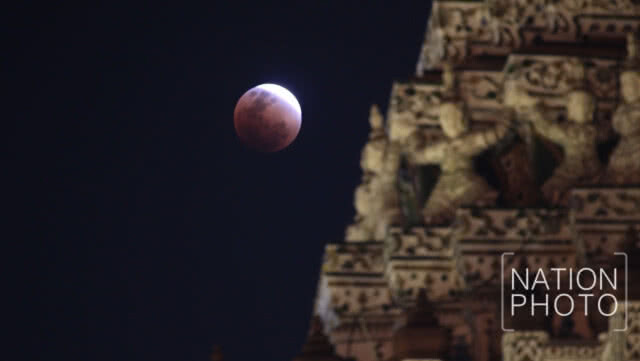 (ภาพชุด2) ปรากฏการณ์ superbluebloodmoon