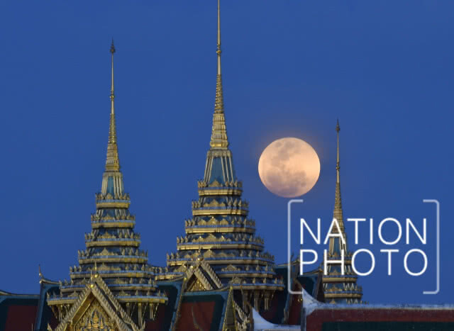 (ภาพชุด2) ปรากฏการณ์ superbluebloodmoon