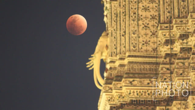 (ภาพชุด2) ปรากฏการณ์ superbluebloodmoon
