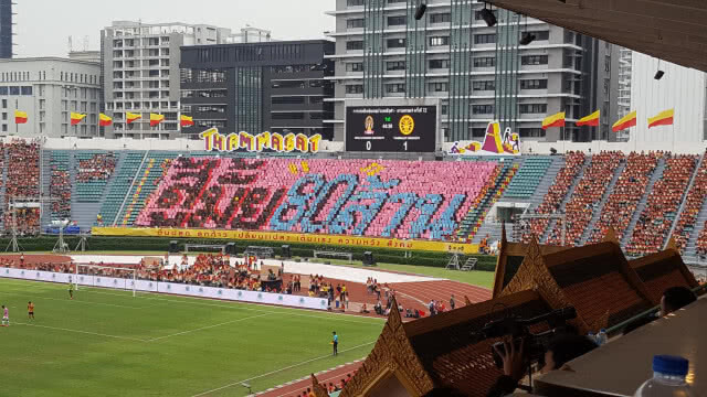 รวมภาพ แปรอักษร บอลประเพณี จุฬาฯ-ธรรมศาสตร์ ครั้งที่ 72