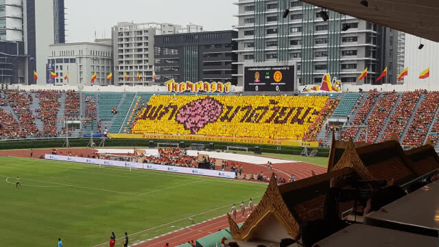รวมภาพ แปรอักษร บอลประเพณี จุฬาฯ-ธรรมศาสตร์ ครั้งที่ 72