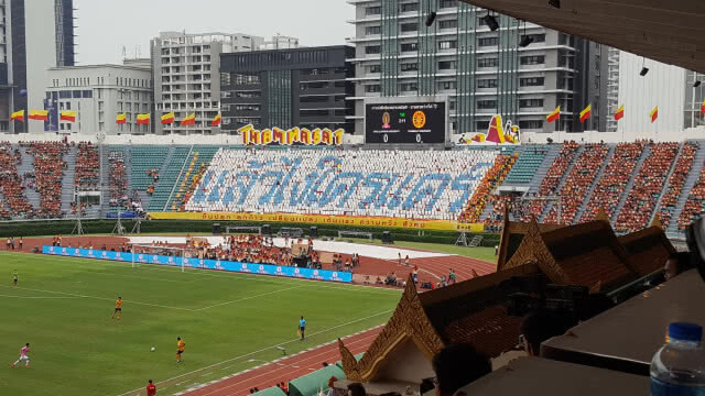 รวมภาพ แปรอักษร บอลประเพณี จุฬาฯ-ธรรมศาสตร์ ครั้งที่ 72