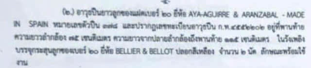 ปืน "เปรมชัย"
บ่งชี้รสนิยมพรานรุ่นใหญ่