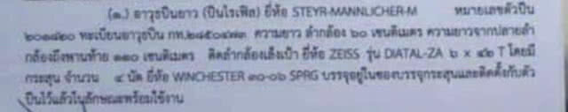 ปืน "เปรมชัย"
บ่งชี้รสนิยมพรานรุ่นใหญ่