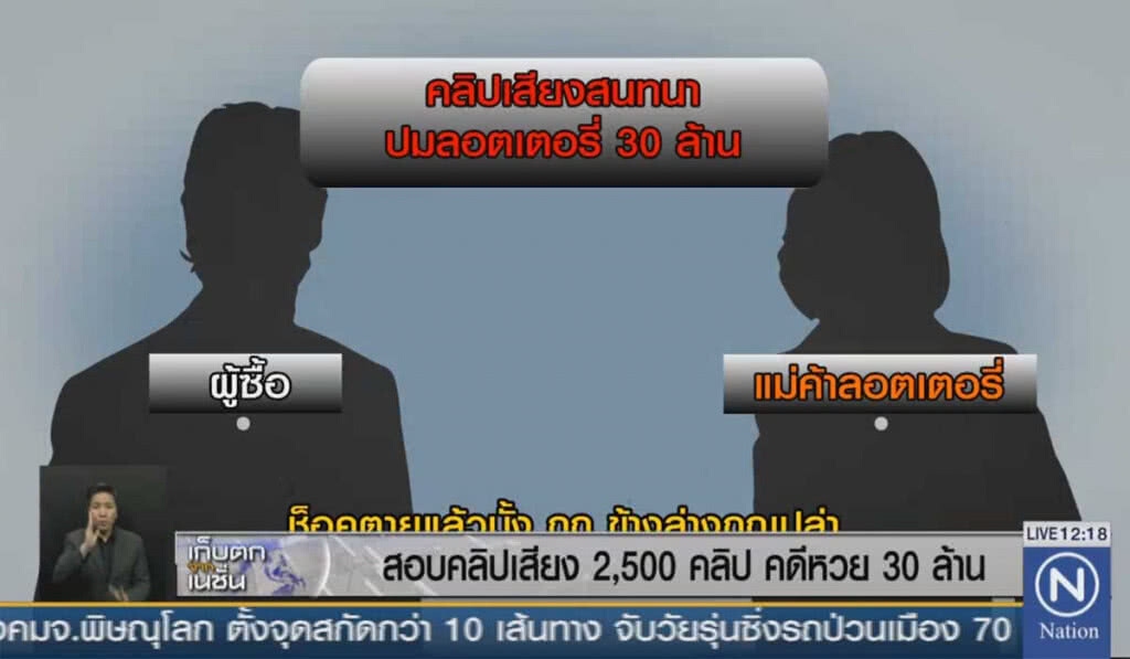 สอบคลิปเสียง 2,500 คลิป คดีหวย 30 ล้าน สอบคลิปเสียง 2,500 คลิป คดีหวย 30 ล้าน