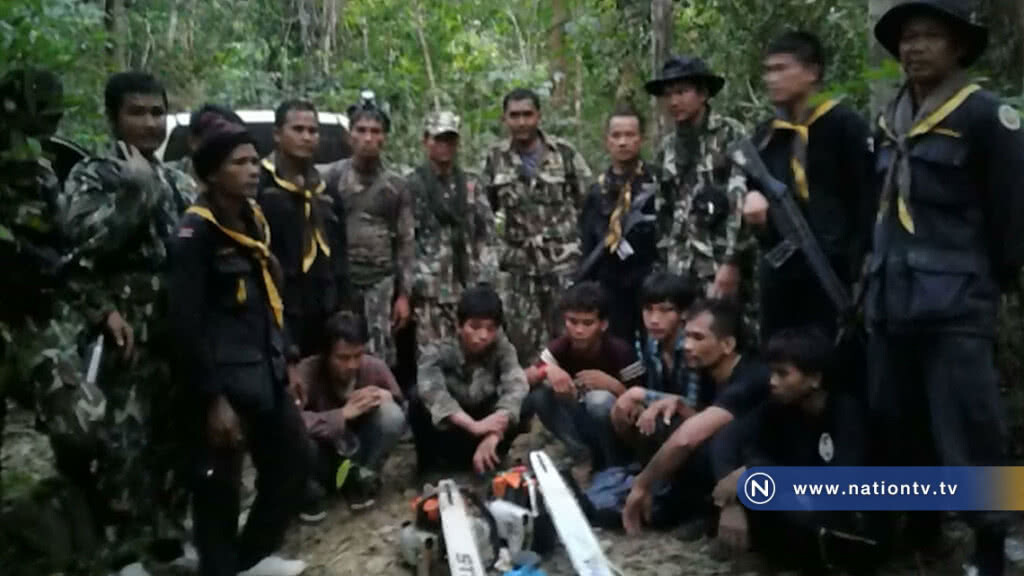 อุทยานทับลานจับ 6 เขมรลอบตัดไม้พยุง อุทยานทับลานจับ 6 เขมรลอบตัดไม้พยุง