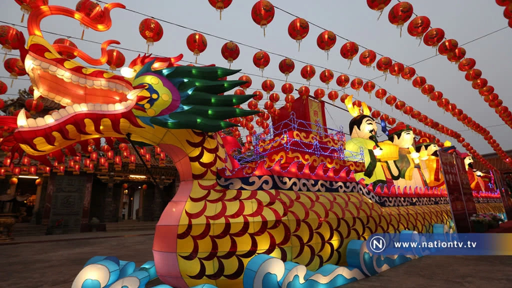 ศาลเจ้ามูลนิธิธรรมกตัญญู เสียนหลอไต้เทียนกง ประดับโคมไฟรับตรุษจีน