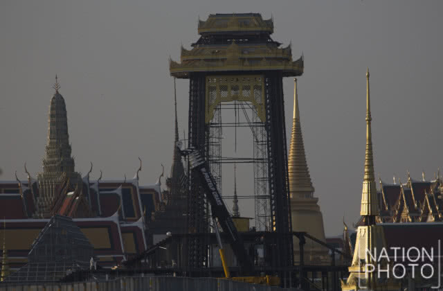 คืบหน้างานรื้อถอนย้ายพระเมรุมาศฯ