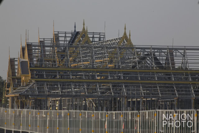 คืบหน้างานรื้อถอนย้ายพระเมรุมาศฯ