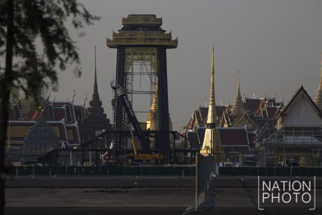 คืบหน้างานรื้อถอนย้ายพระเมรุมาศฯ