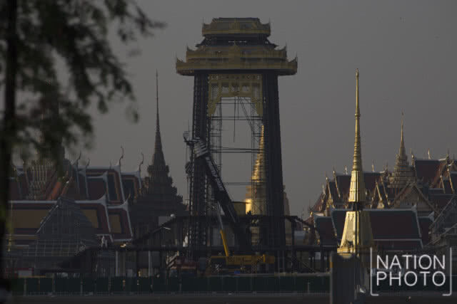 คืบหน้างานรื้อถอนย้ายพระเมรุมาศฯ