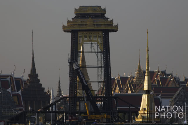 คืบหน้างานรื้อถอนย้ายพระเมรุมาศฯ