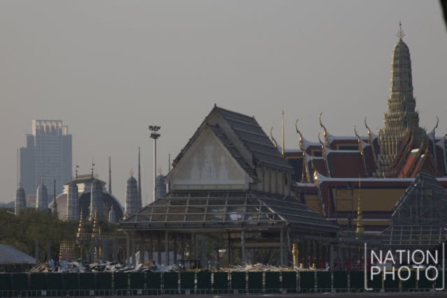 คืบหน้างานรื้อถอนย้ายพระเมรุมาศฯ