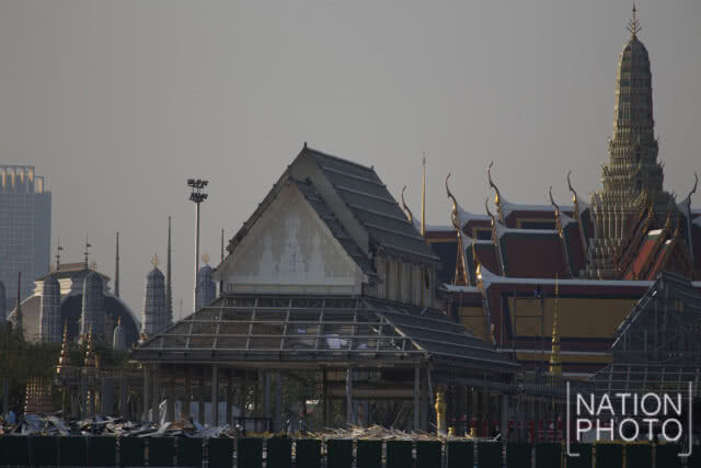 คืบหน้างานรื้อถอนย้ายพระเมรุมาศฯ