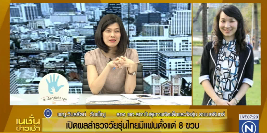 เปิดผลสำรวจวัยรุ่นไทย มีแฟนตั้งแต่ 8 ขวบ