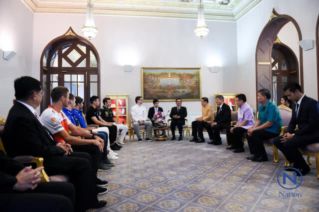 "นักแข่งโมโตจีพี"เข้าพบ"นายกฯ"