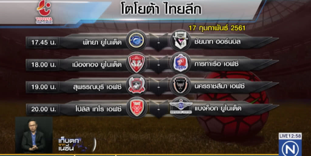 คู่เด็ดไทยลีก "กิเลนผยอง" เปิดบ้านดวล "สิงห์เจ้าท่า" คู่เด็ดไทยลีก "กิเลนผยอง" เปิดบ้านดวล "สิงห์เจ้าท่า"