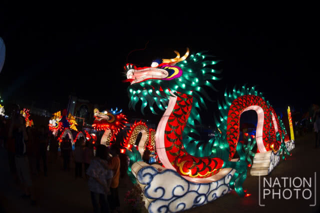 โคมไฟเรือมังกร ฉลองเทศกาลตรุษจีนปากน้ำโพ 61
