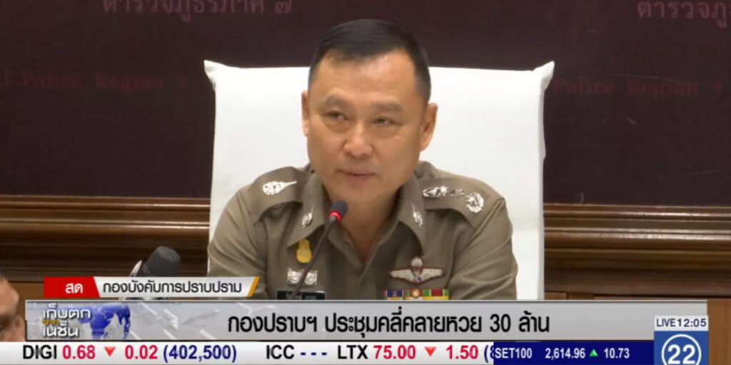 กองปราบ ประชุมคลี่คลายหวย 30 ล้าน