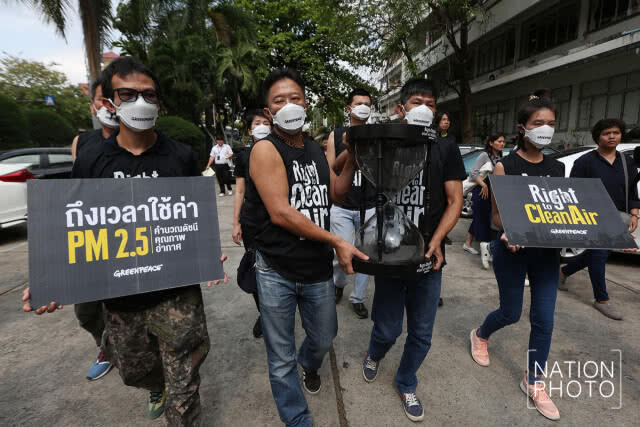 "กรีนพีช" จี้ "บิ๊กตู่" จัดการฝุ่นละอองเกินค่ามาตรฐาน