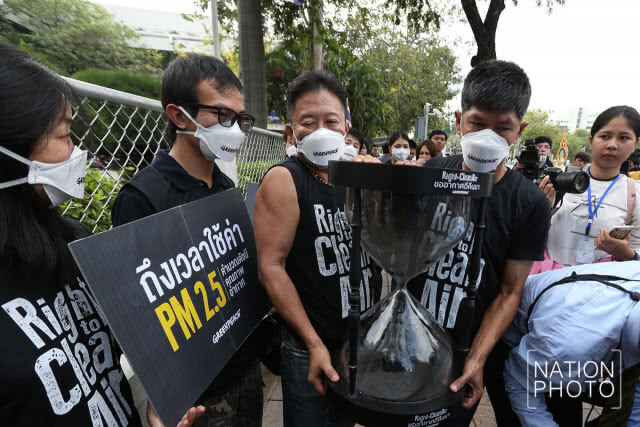 "กรีนพีช" จี้ "บิ๊กตู่" จัดการฝุ่นละอองเกินค่ามาตรฐาน