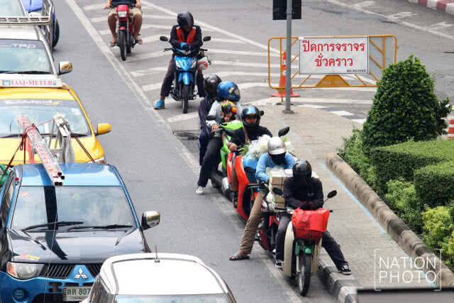 การใช้รถของคน กทม. ท่ามกลางฝุ่นละอองเกินเกณฑ์มาตรฐาน
