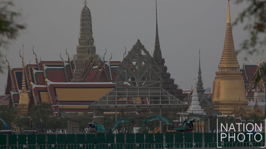 ความคืบหน้างานรื้อถอนย้ายพระเมรุมาศ ความคืบหน้างานรื้อถอนย้ายพระเมรุมาศ