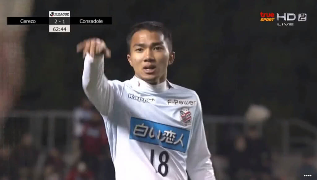 ชมอีกครั้ง!! "ชนาคุง" พุ่งโหม่งสุดสวย แมตช์ซัปโปโร บุกเจ๊าเซเรโซ 3-3 ชมอีกครั้ง!! "ชนาคุง" พุ่งโหม่งสุดสวย แมตช์ซัปโปโร บุกเจ๊าเซเรโซ 3-3