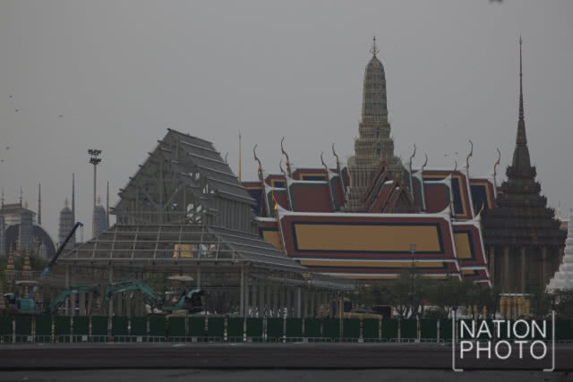 ความคืบหน้างานรื้อถอนย้ายพระเมรุมาศ