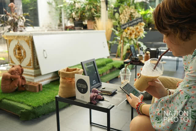 "Kid mai DEATH cafe" คาเฟ่แห่งความตาย