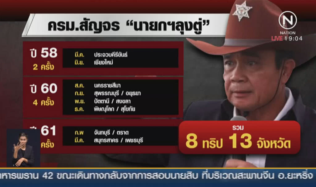 8 ทริป 13 จังหวัด "ครม.สัญจร" หาเสียงล่วงหน้า?