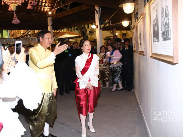 พระเจ้าหลานเธอ พระองค์เจ้าพัชรกิติยาภา เสด็จชมบรรยากาศงานอุ่นไอรักฯ