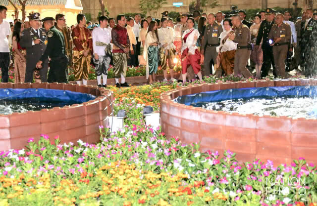 พระเจ้าหลานเธอ พระองค์เจ้าพัชรกิติยาภา เสด็จชมบรรยากาศงานอุ่นไอรักฯ