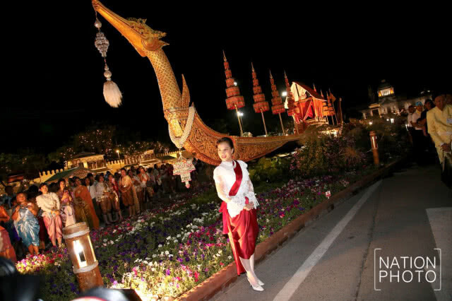 พระเจ้าหลานเธอ พระองค์เจ้าพัชรกิติยาภา เสด็จชมบรรยากาศงานอุ่นไอรักฯ