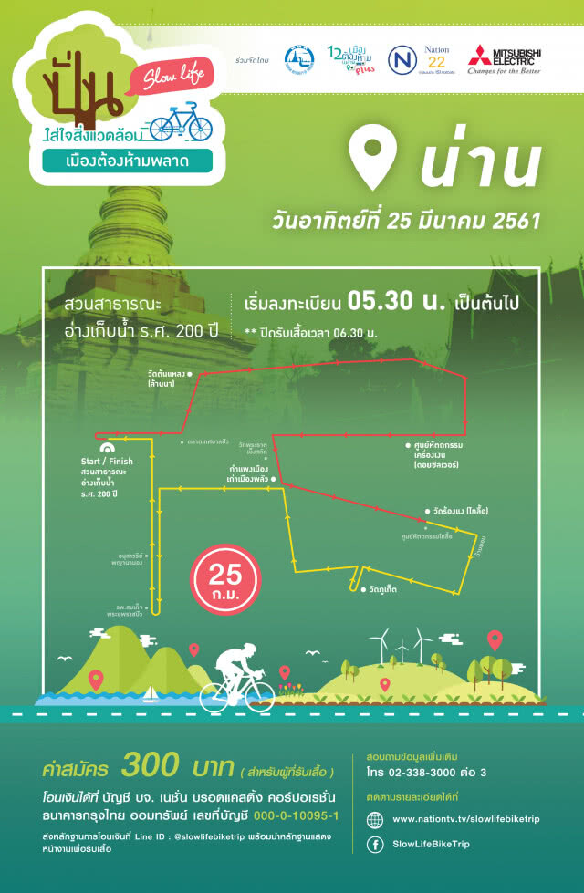 ปั่น Slow Life ที่ อ.ปัว จ.น่าน เมืองต้องห้ามพลาด