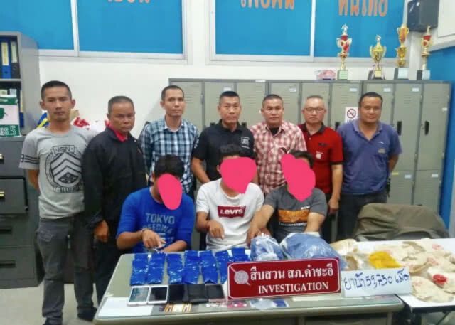 รวบ 4 ผู้ต้องหาขนยาบ้า 59,750 เม็ด พบมี พ.ต.ท.ร่วมขบวนการด้วย