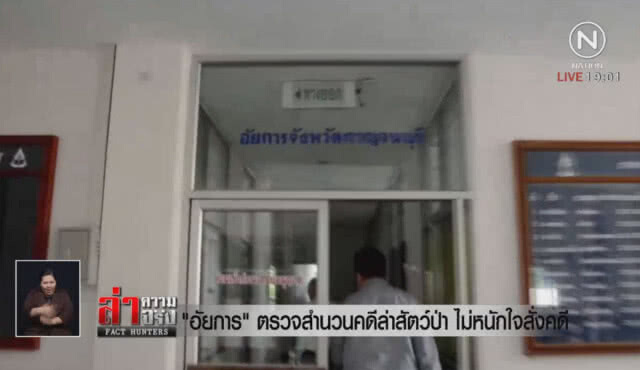 "อัยการ" ตรวจสำนวนคดีล่าสัตว์ป่า ไม่หนักใจสั่งคดี