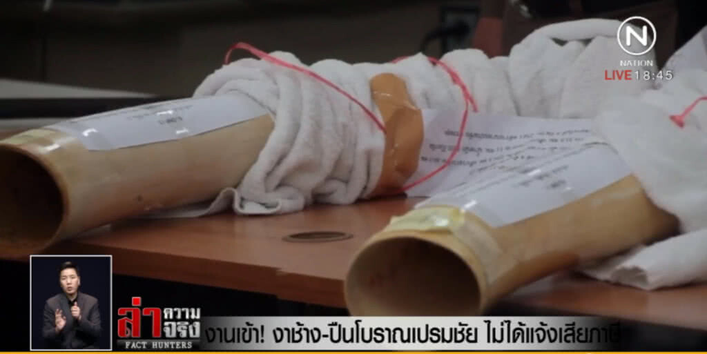 งานเข้า! งาช้าง-ปืนโบราณเปรมชัย ไม่ได้แจ้งเสียภาษี