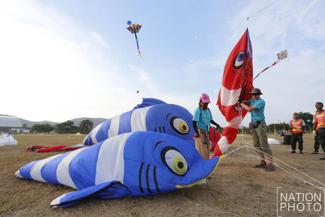 เทศกาลว่าวนานาชาติประเทศไทย 2561(ภาพ)