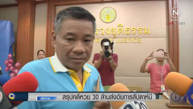 สรุปคดีหวย 30 ล้านส่งอัยการสัปดาห์นี้