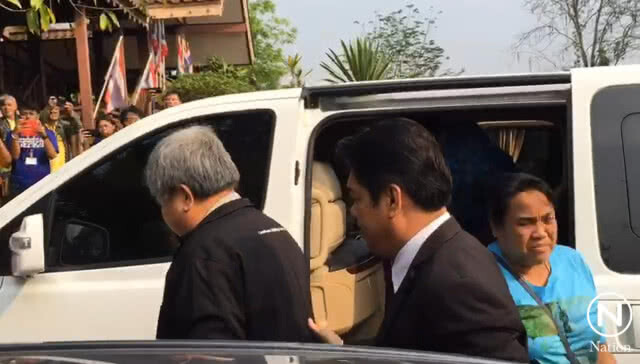 "เปรมชัย" รายงานตัวศาลทองผาภูมิ