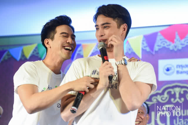 โป๊ป นำทีม "บุพเพฯ" ชวนคนไทย "สงกรานต์ปลอดภัยนะ...ออเจ้า"