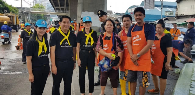 ตำรวจท่าเรือ จัดกิจกรรม Big Cleaning "ทำความดีด้วยหัวใจ" รวมพลังชาวคลองเตย