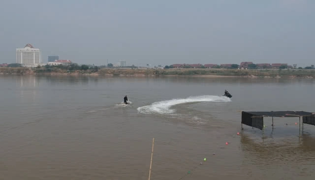 เตรียมเปิดหาดทรายขาวพานพร้าวชมโขงชมเวียงจันทน์