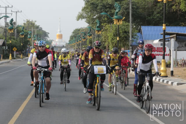 เนชั่นทีวีร่วมกับมหาสารคาม จัดงาน "ปั่นลั่นทุ่ง"